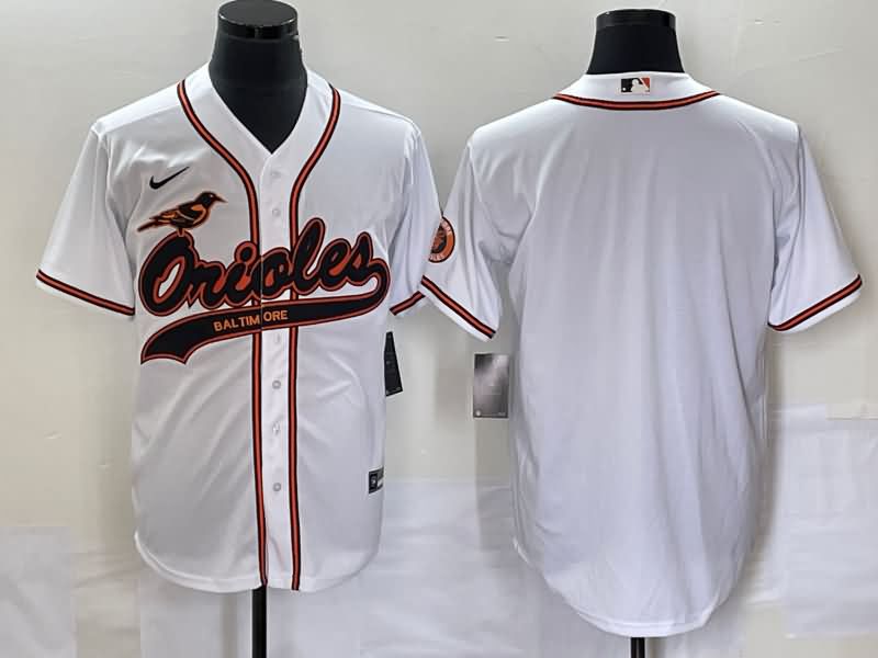 Baltimore Orioles White MLB Jersey 02