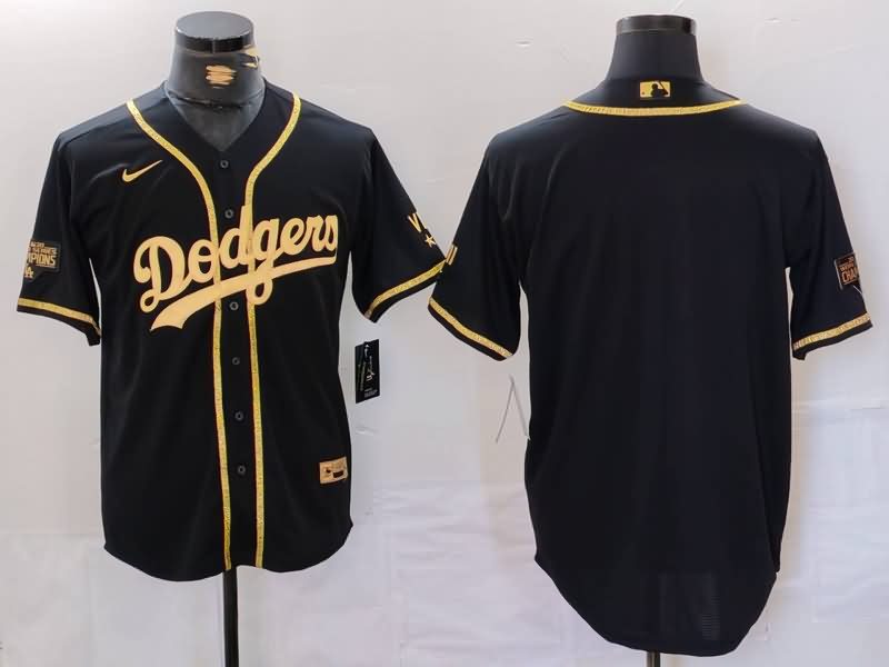 Los Angeles Dodgers Black Gold MLB Jersey