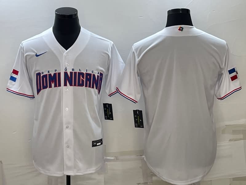 Dominicana White Baseball Jersey