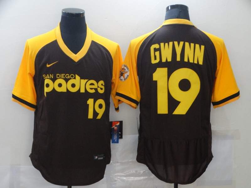 San Diego Padres Black Gold Elite Retro MLB Jersey