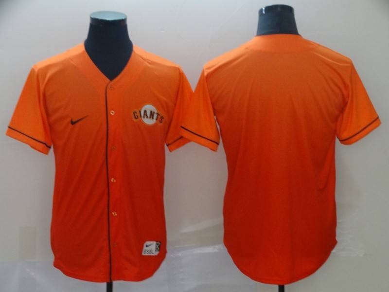 San Francisco Giants Orange Fashion MLB Jersey