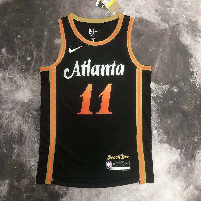 Atlanta Hawks 22/23 Black City Basketball Jersey (Hot Press)