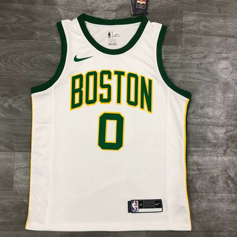 Boston Celtics 2019 White Basketball Jersey (Hot Press)