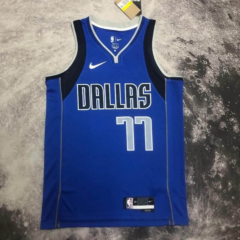 Dallas Mavericks 22/23 Blue Basketball Jersey (Hot Press)