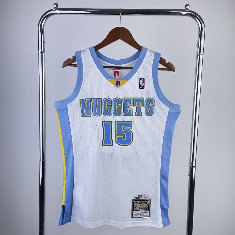 Denver Nuggets 2006/07 White Classics Basketball Jersey (Hot Press)