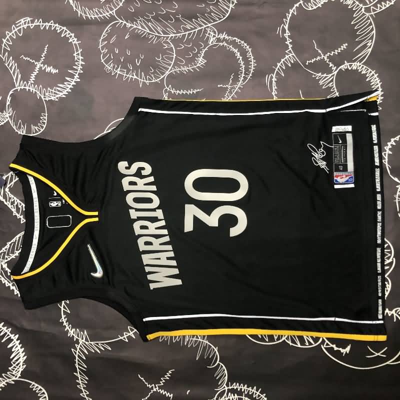 Golden State Warriors 21/22 Black Basketball Jersey (Hot Press)