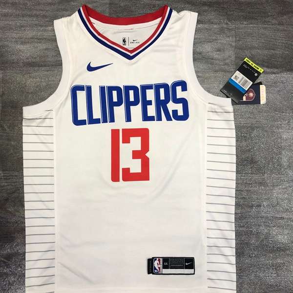 Los Angeles Clippers 2020 White Basketball Jersey (Hot Press)