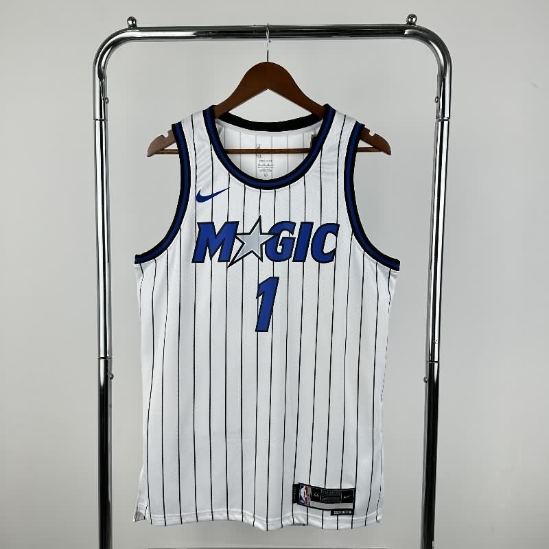 Orlando Magic 25/26 White Basketball Jersey (Hot Press)