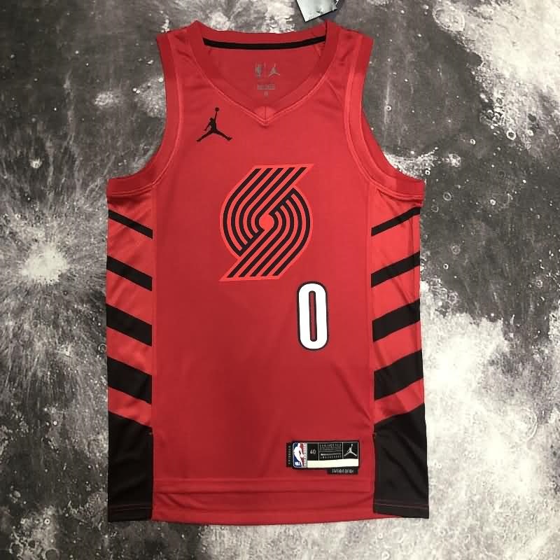 Portland Trail Blazers 22/23 Red AJ Basketball Jersey (Hot Press)