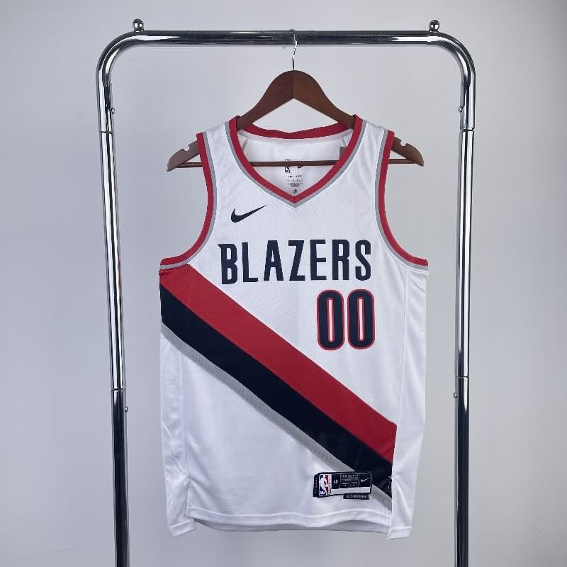 Portland Trail Blazers 22/23 White Basketball Jersey (Hot Press)