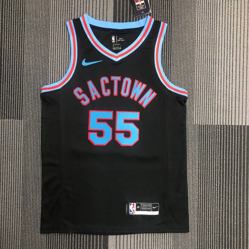 Sacramento Kings 20/21 Black City Basketball Jersey (Hot Press)