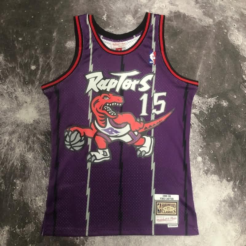 Toronto Raptors 1998/99 Purple Classics Basketball Jersey (Hot Press)