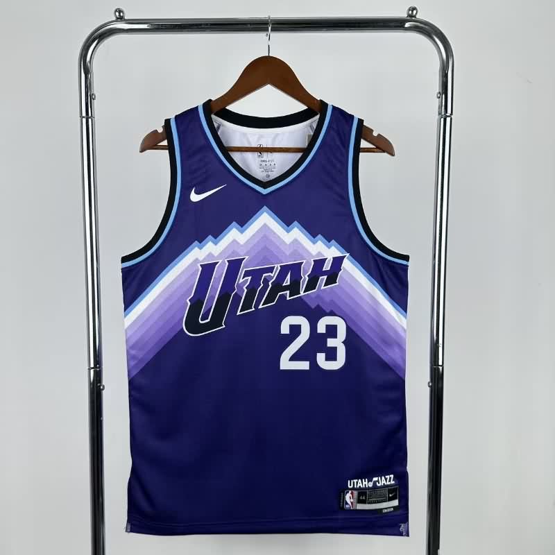 Utah Jazz 25/26 Purple Basketball Jersey (Hot Press)