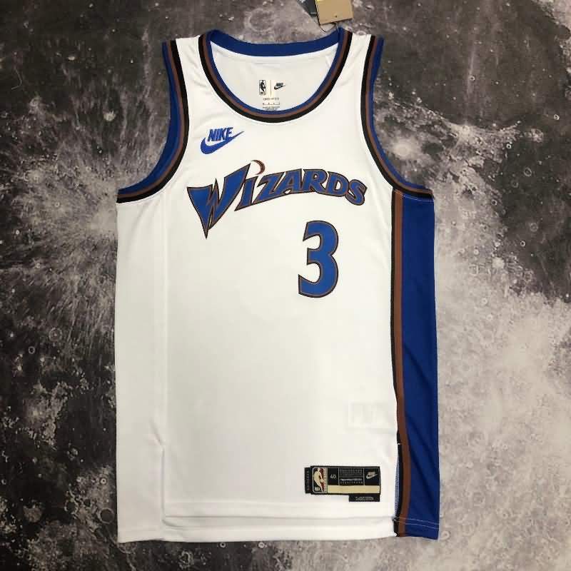 Washington Wizards White Classics Basketball Jersey (Hot Press)