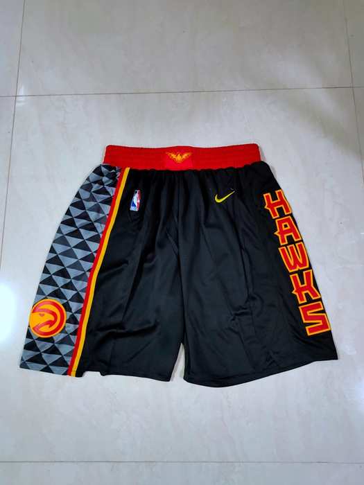 Atlanta Hawks Black Basketball Shorts