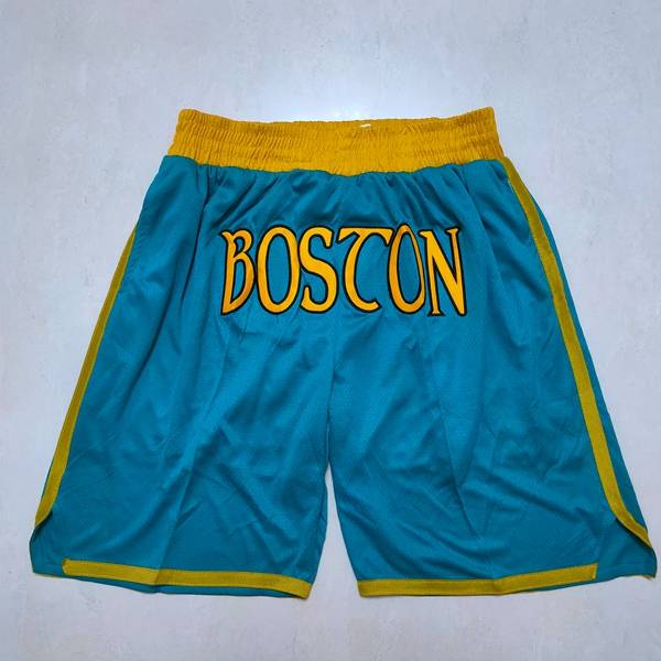 Boston Celtics Just Don Green Basketball Shorts 02