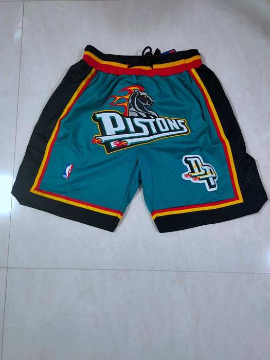 Detroit Pistons Just Don Green Basketball Shorts