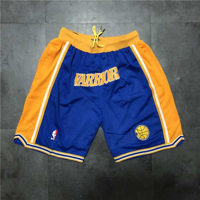 Golden State Warriors Just Don Blue Basketball Shorts