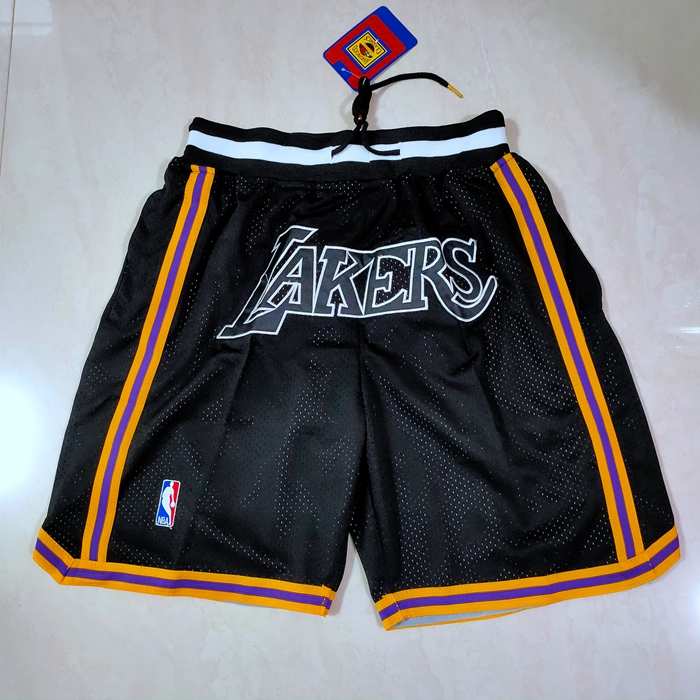 Los Angeles Lakers Just Don Black MVP Basketball Shorts