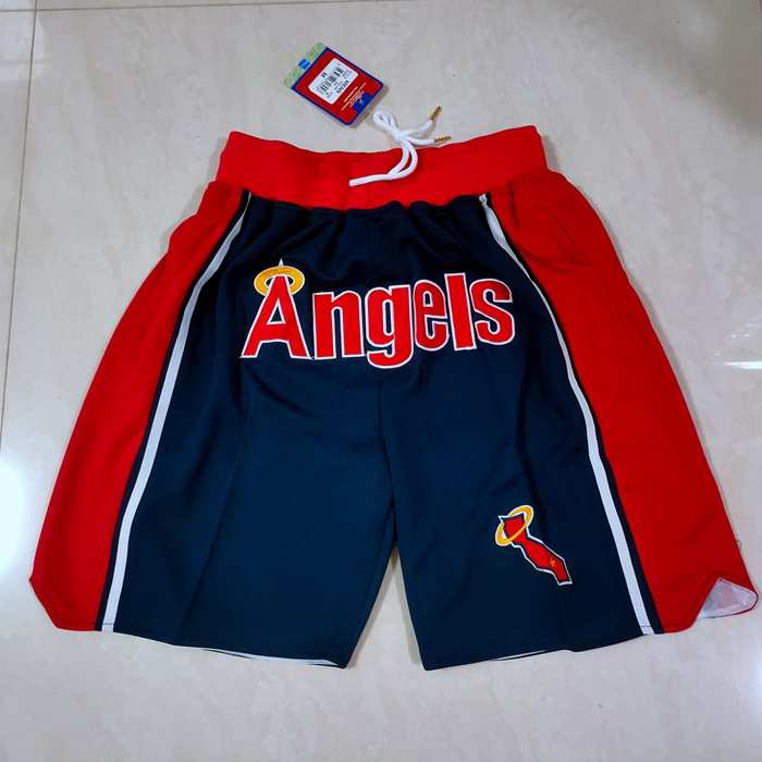 Los Angeles Angels Just Don Dark Blue MLB Shorts