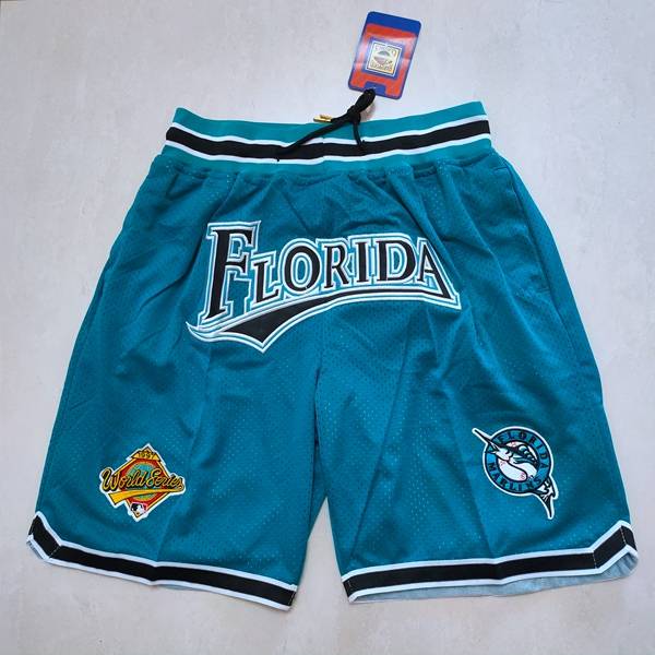 Miami Marlins Just Don Green MLB Shorts