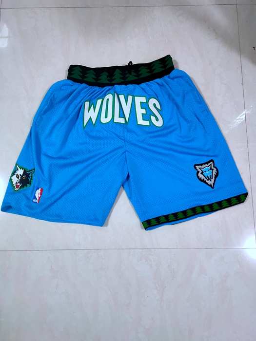 Minnesota Timberwolves Just Don Blue Basketball Shorts