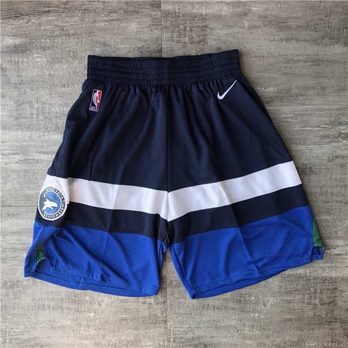 Minnesota Timberwolves Dark Blue Basketball Shorts