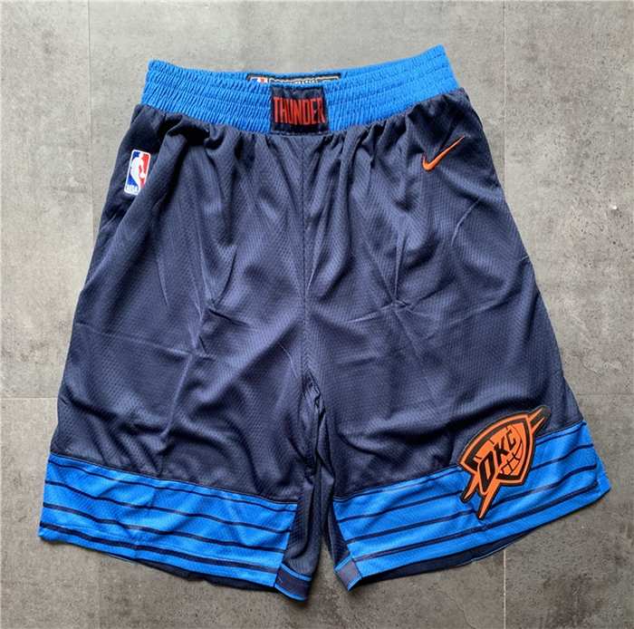 Oklahoma City Thunder Dark Blue City Basketball Shorts