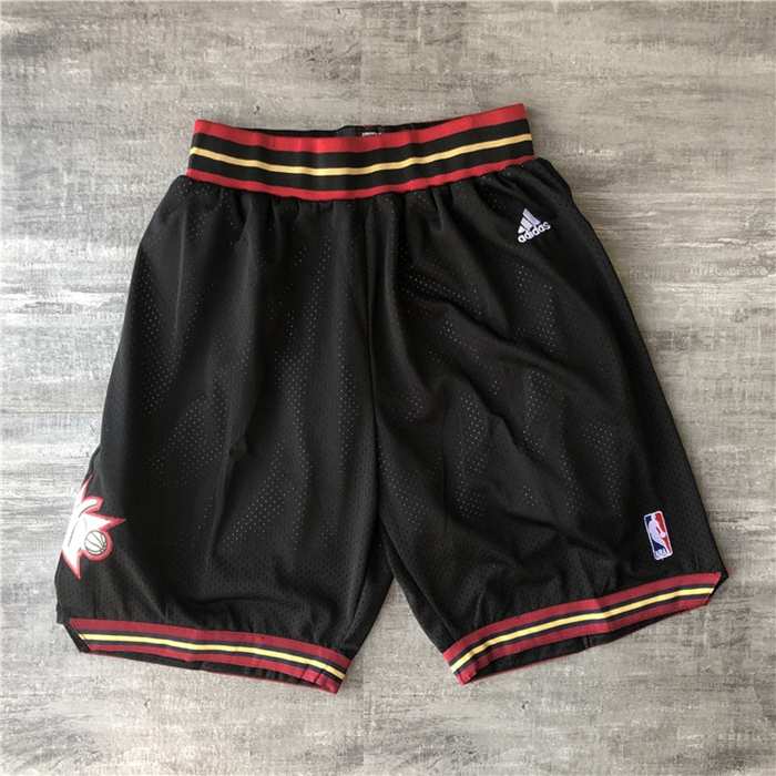 Philadelphia 76ers Black Classics Basketball Shorts