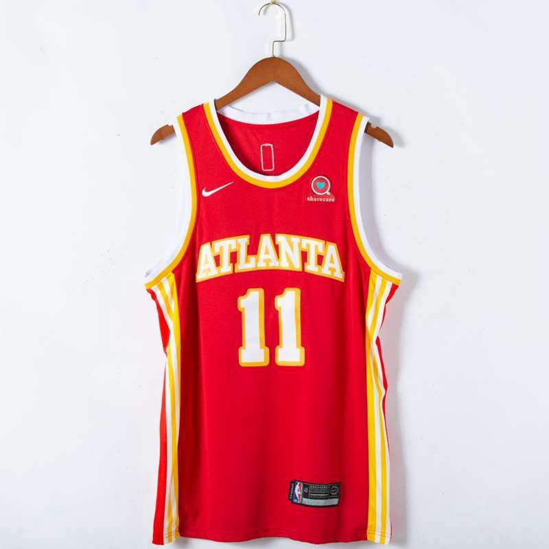 20/21 Atlanta Hawks YOUNG #11 Red Basketball Jersey (Stitched)