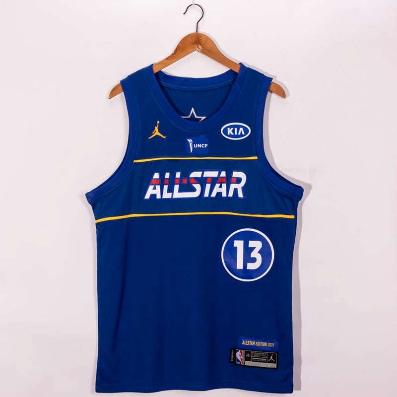 20/21 Brooklyn Nets HARDEN #13 Blue ALL-STAR Basketball Jersey (Stitched)