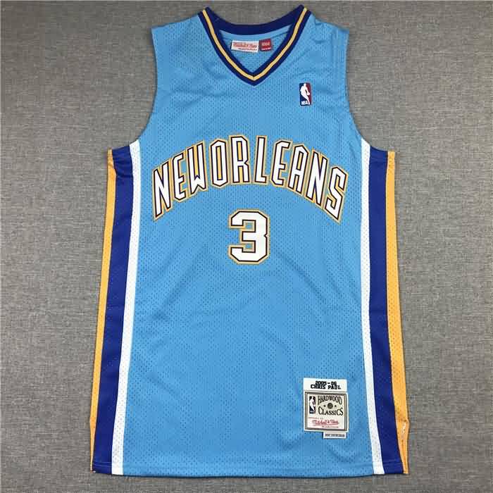2005/06 Charlotte Hornets PAUL #3 Blue Classics Basketball Jersey (Stitched)