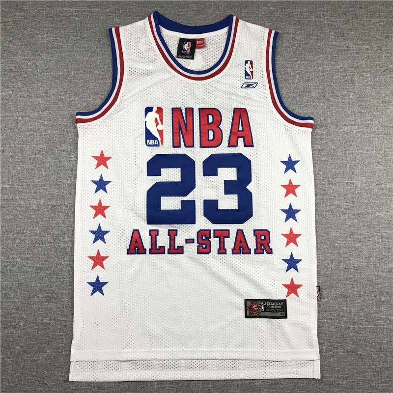 2003 Chicago Bulls JORDAN #23 White ALL-STAR Classics Basketball Jersey (Stitched)