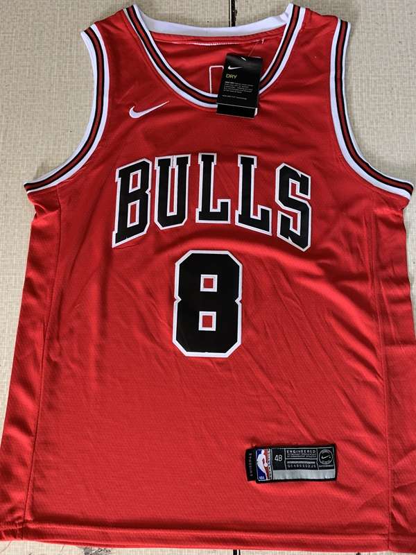 20/21 Chicago Bulls LAVINE #8 Red Basketball Jersey (Stitched)