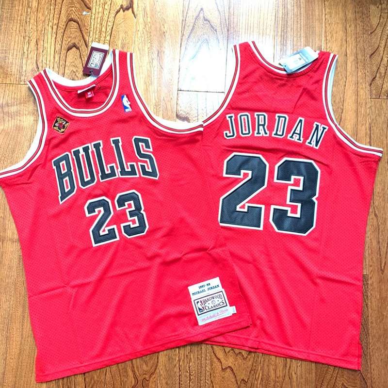 1997/98 Chicago Bulls JORDAN #23 Red Classics Basketball Jersey (Closely Stitched)