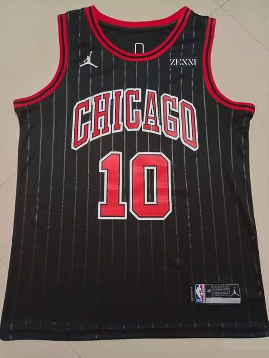 20/21 Chicago Bulls DeROZAN #10 Black Basketball Jersey (Stitched)