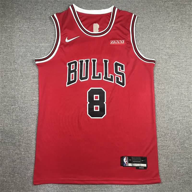 21/22 Chicago Bulls LAVINE #8 Red Basketball Jersey (Stitched)