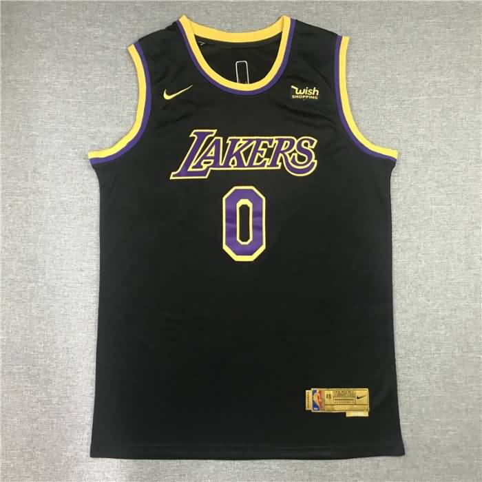 20/21 Los Angeles Lakers WESTBROOK #0 Black Basketball Jersey (Stitched)
