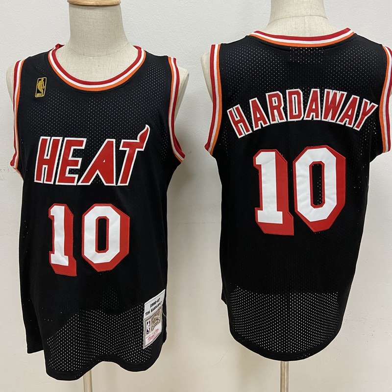 1996/97 Miami Heat HARDAWAY #10 Black Classics Basketball Jersey (Stitched)