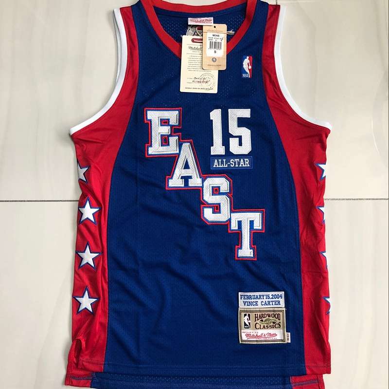 2004 Toronto Raptors CARTER #15 Dark Blue ALL-STAR Classics Basketball Jersey (Closely Stitched)