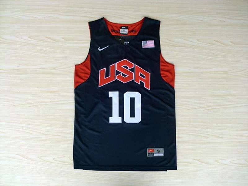 2012 USA BRYANT #10 Dark Blue Classics Basketball Jersey (Stitched)