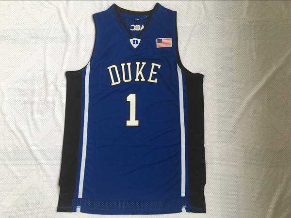 Duke Blue Devils IRVING #1 Blue NCAA Basketball Jersey