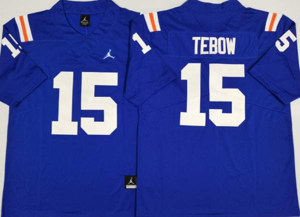 Florida Gators TEBOW #15 Blue NCAA Football Jersey