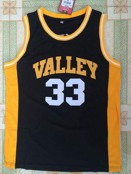 Valley BIRD #33 Black Basketball Jersey
