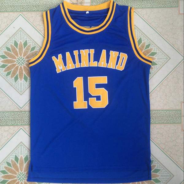 Mainland CARTER #15 Blue Basketball Jersey