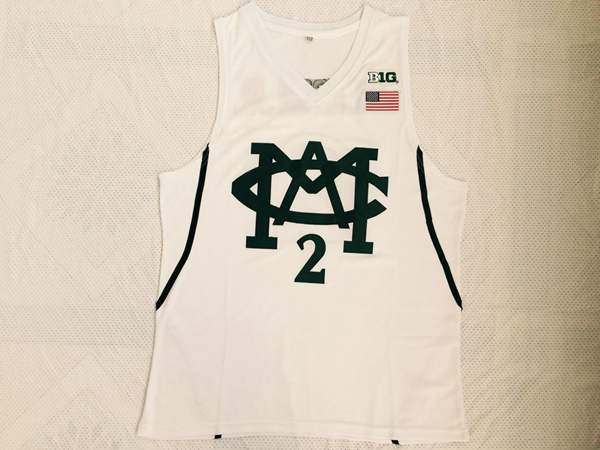 Michigan Wolverines JACKSON JR. #2 White NCAA Basketball Jersey