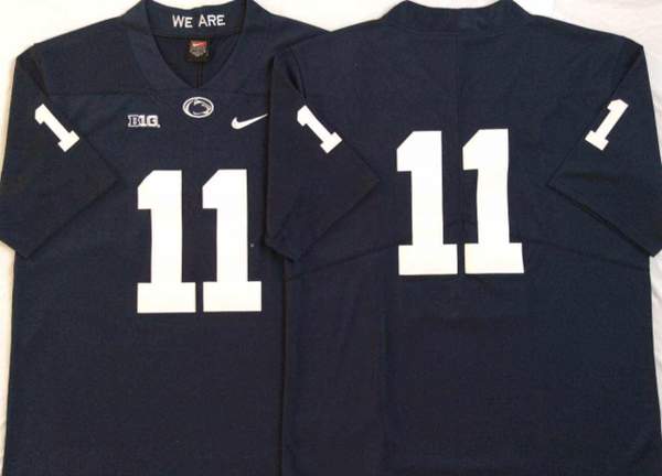 Penn State Nittany Lions #11 Dark Blue NCAA Football Jersey