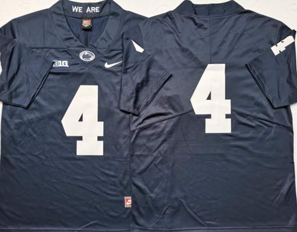 Penn State Nittany Lions #4 Dark Blue NCAA Football Jersey