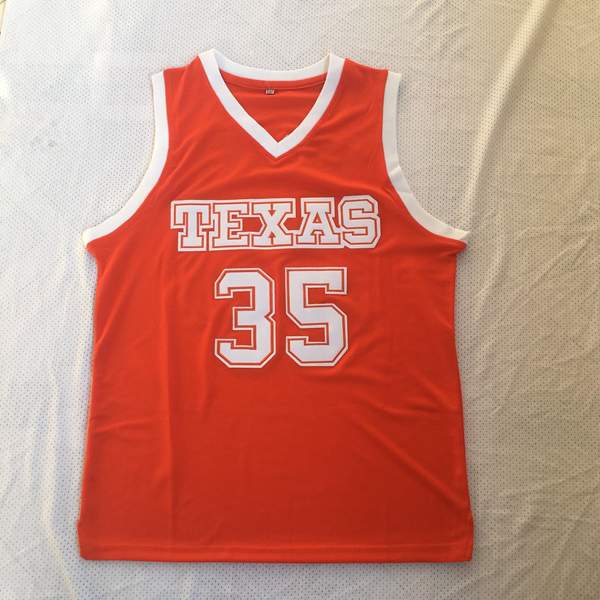 Texas Longhorns DURANT #35 Orange NCAA Basketball Jersey