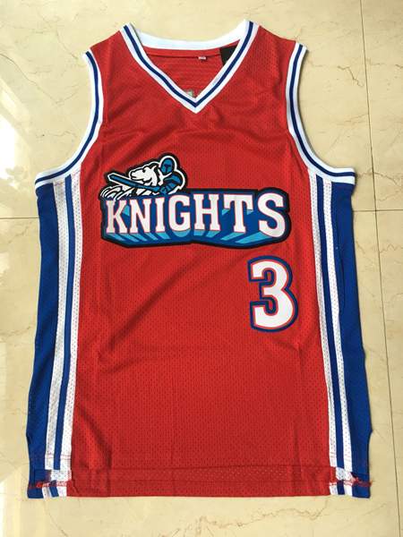 UCF Knights CAMBRIDGE #3 Red NCAA Basketball Jersey